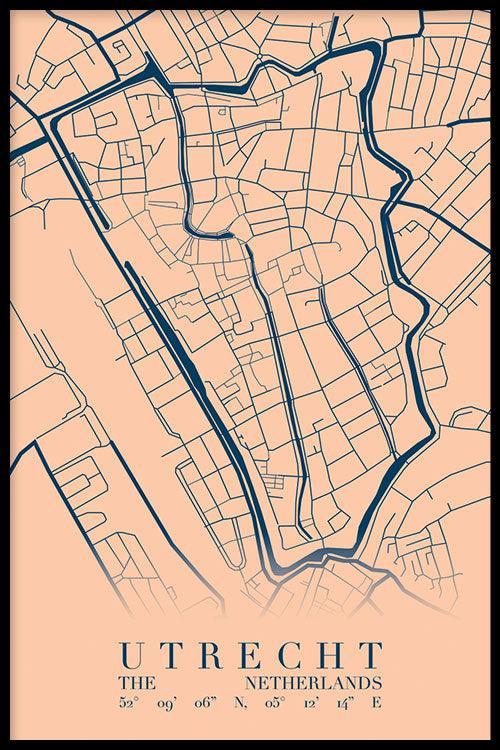 Walljar Stadskaart Utrecht Centrum VI