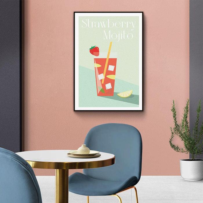 Walljar Strawberry Mojito