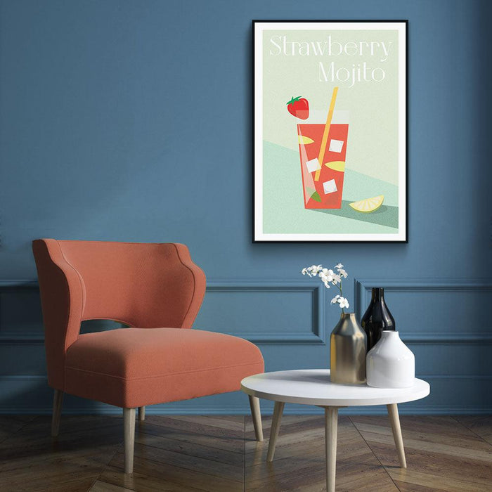 Walljar Strawberry Mojito