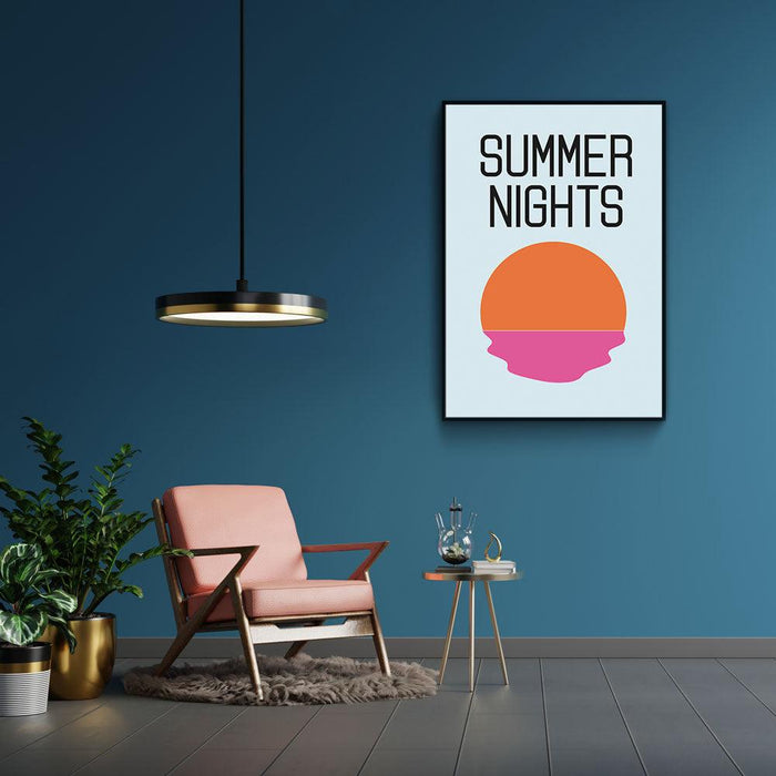 Walljar Summer Nights
