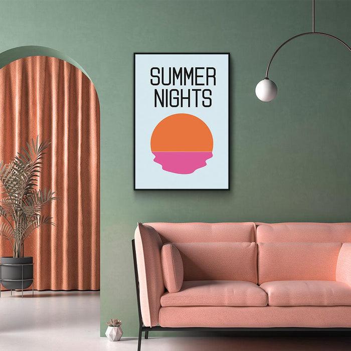 Walljar Summer Nights