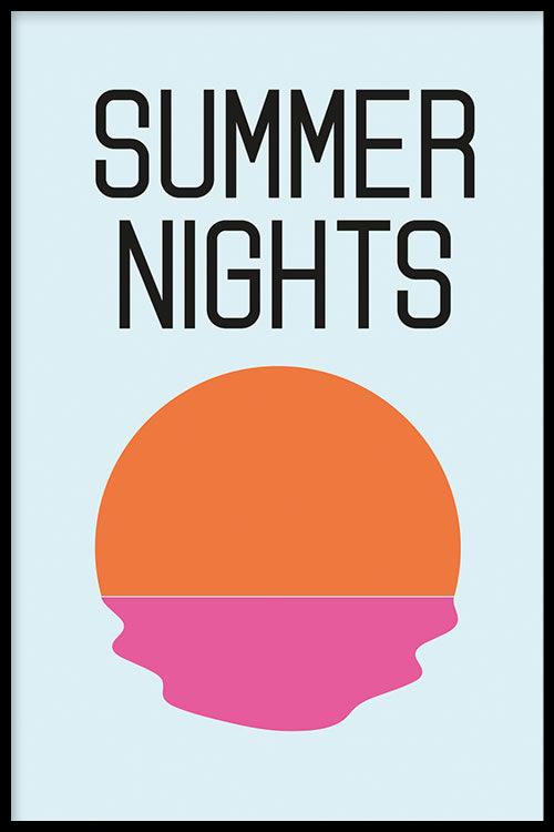 walljar Summer Nights