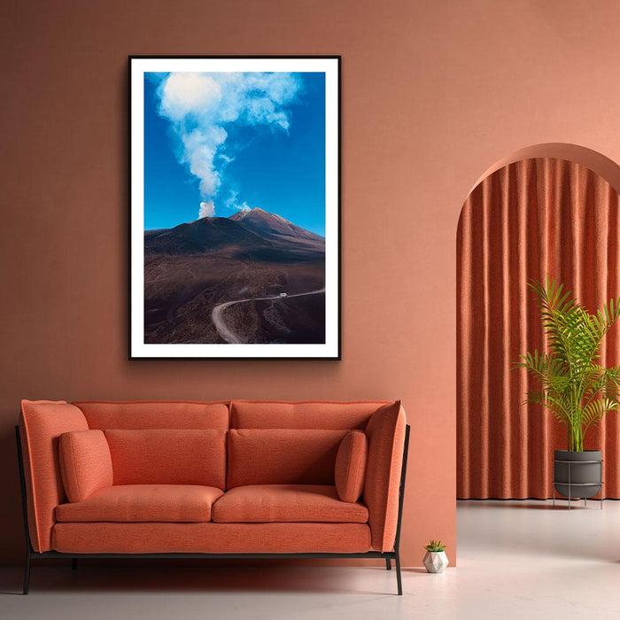 Walljar Towards The Vulcano