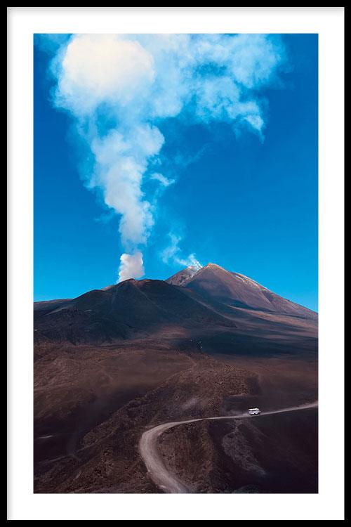 walljar Towards The Vulcano