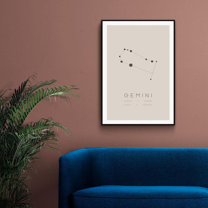 Walljar Tweelingen Sterrenbeeld