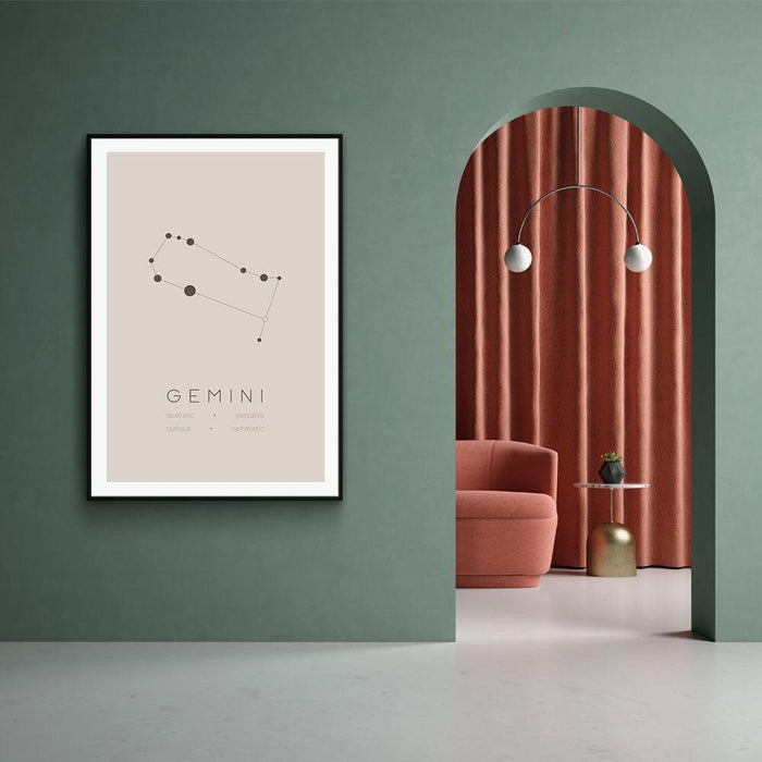 Walljar Tweelingen Sterrenbeeld