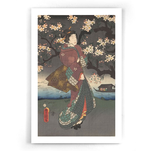 Walljar Utagawa - Avond Wandeling - Drieluik