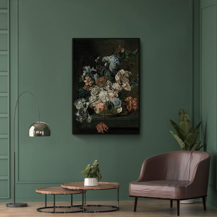 Walljar Van Der Mijn - Stilleven Met Bloemen