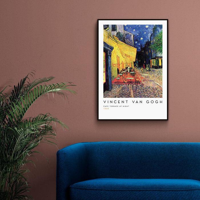Walljar Vincent Van Gogh - Caféterras Bij Nacht