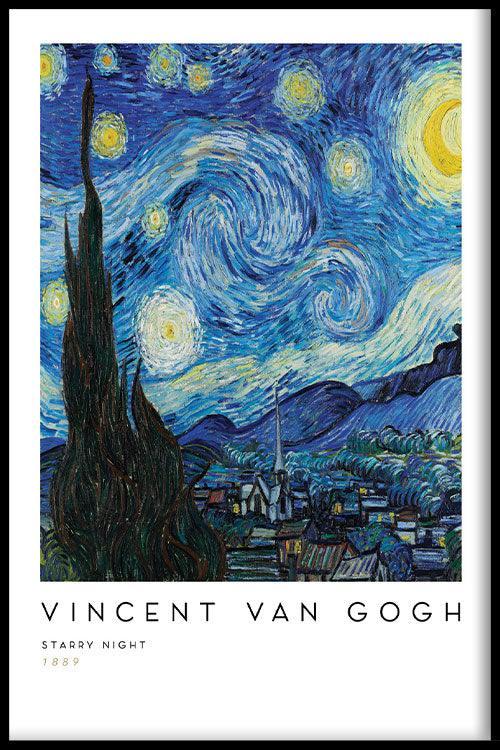 walljar Vincent van Gogh - De Sterrennacht