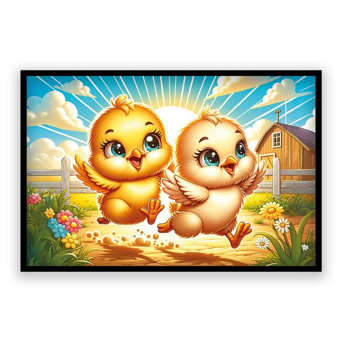 Walljar Vreugde In De Lente - Blije Kuikentjes