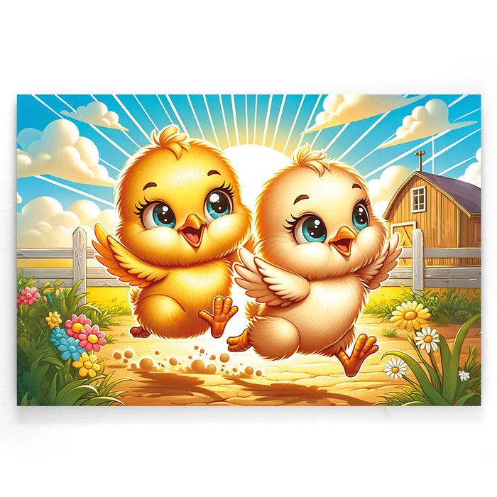 walljar Vreugde in de lente - Blije Kuikentjes