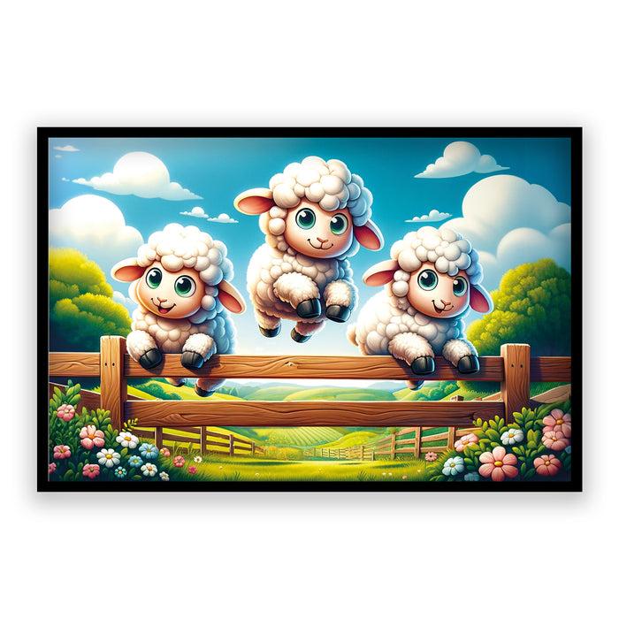 Walljar Vreugdesprongen - Blije Schapen Over Het Hek