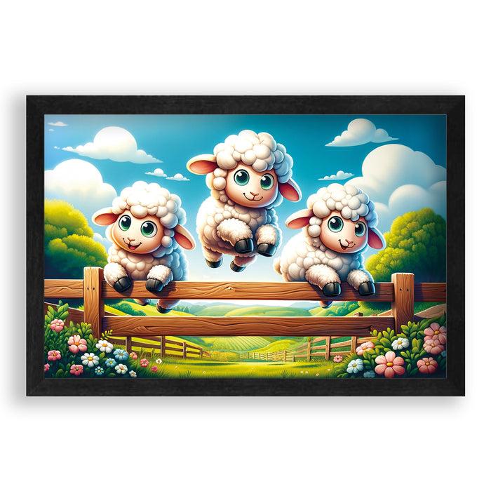 Walljar Vreugdesprongen - Blije Schapen Over Het Hek