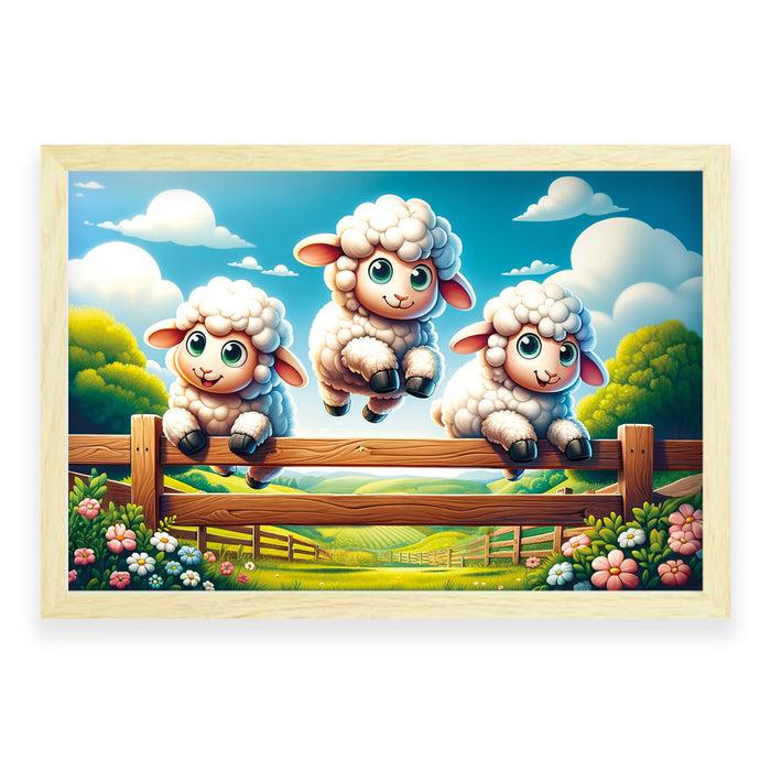 Walljar Vreugdesprongen - Blije Schapen Over Het Hek