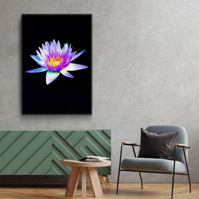 Walljar Water Lelie Violet