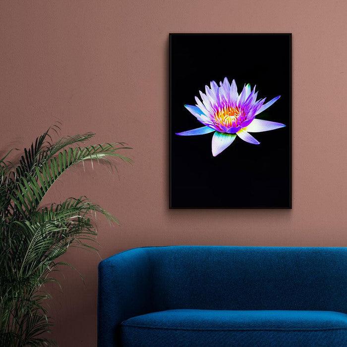 Walljar Water Lelie Violet