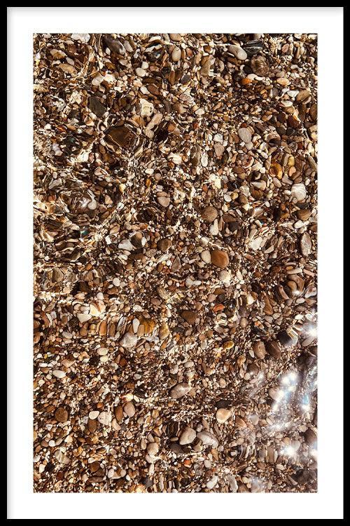 walljar Water Stones Shapes