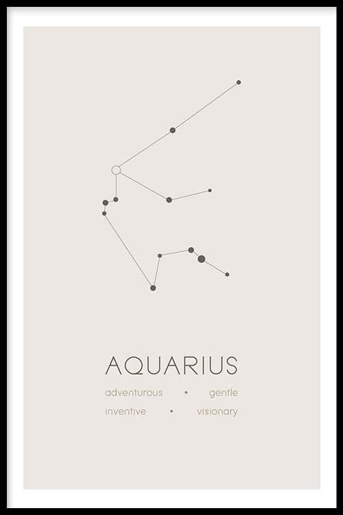 walljar Waterman Sterrenbeeld