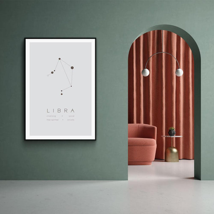 Walljar Weegschaal Sterrenbeeld