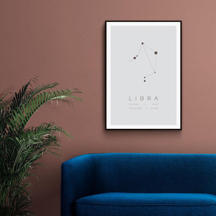 Walljar Weegschaal Sterrenbeeld