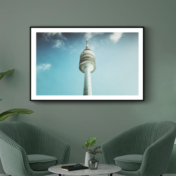 Walljar White Needle Tower