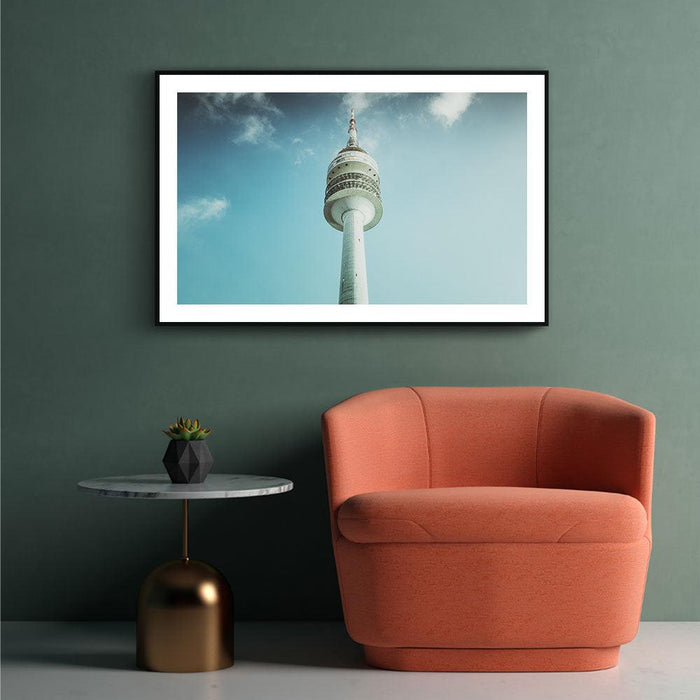 Walljar White Needle Tower