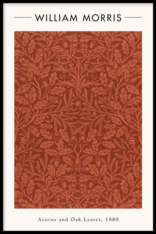 walljar William Morris - Acorns and Oak Leaves