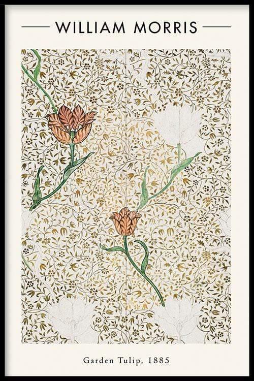 walljar William Morris - Garden Tulip