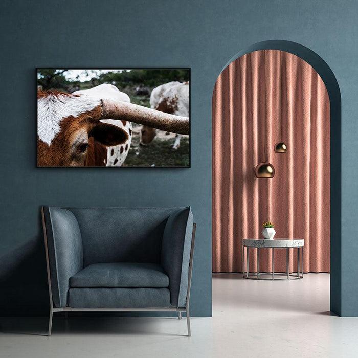 Walljar Wit Met Bruine Koe