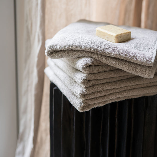 Walra Badlaken Remade Cotton Grijs / Antraciet 70x140 Cm