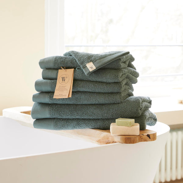 Walra Badlaken Remade Cotton Grijs / Antraciet 70x140 Cm