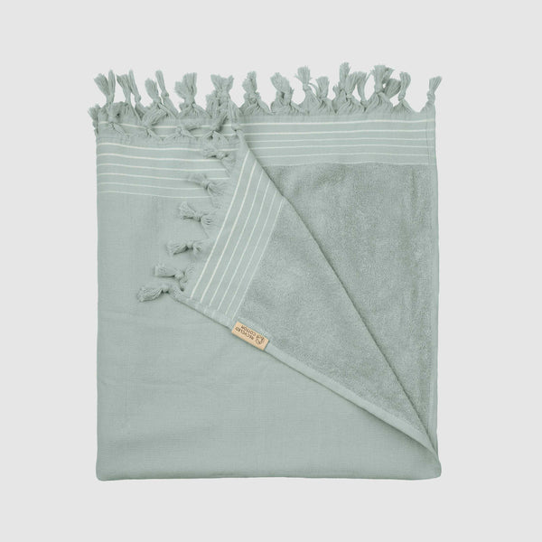 walra Hamamdoek Remade Cotton XL Jade Jade 200x200 cm