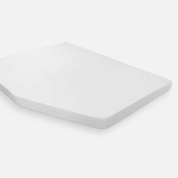 walra Hoeslaken Jersey Stretch Frans bed links Wit 130/160x180/210 cm