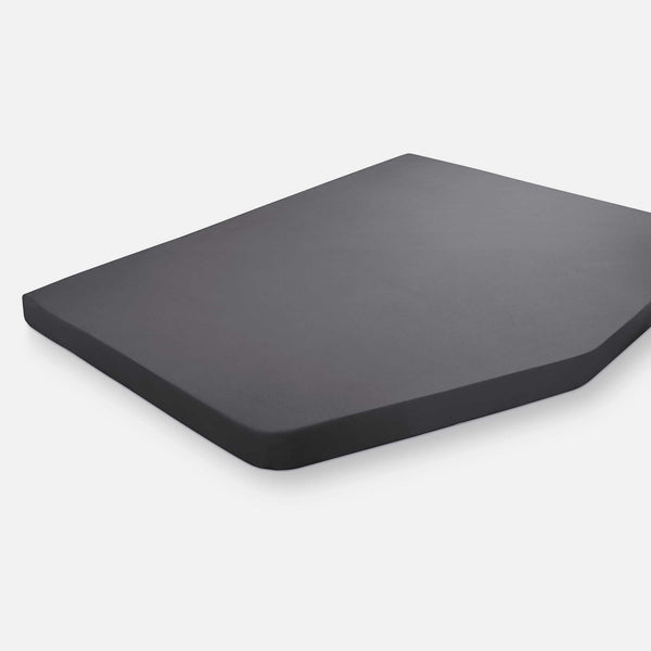 walra Hoeslaken Jersey Stretch Frans bed rechts Antraciet 130/160x180/210 cm