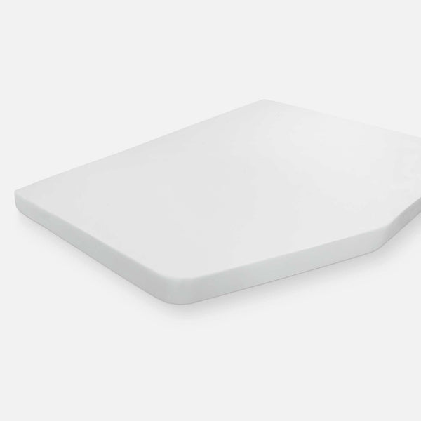 walra Hoeslaken Jersey Stretch Frans bed rechts Wit 130/160x180/210 cm