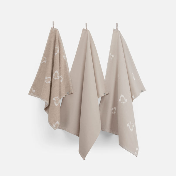 walra Keukenset Glossy Grapevine Zand 2x 50x70 + 1x 50x50 cm