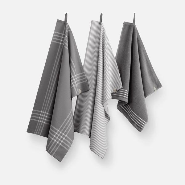 walra Keukenset Superior Kitchen Set Antraciet / Wit 2x 50x70 + 1x 50x50 cm