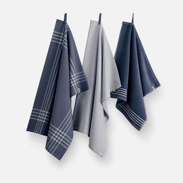 walra Keukenset Superior Kitchen Set Blauw / Wit 2x 50x70 + 1x 50x50 cm