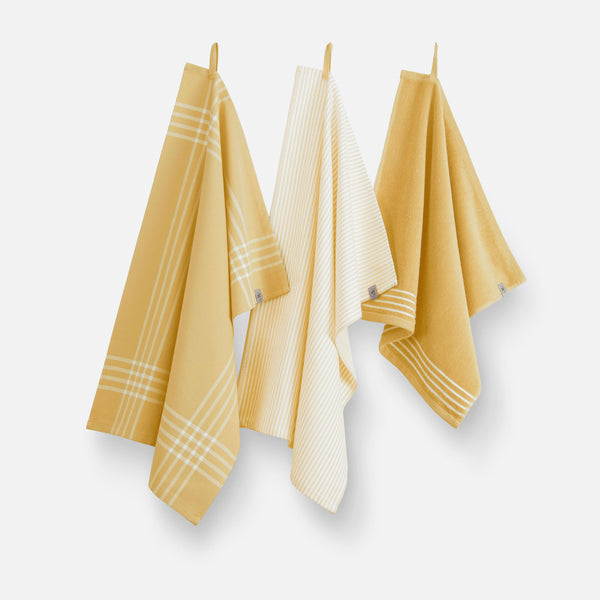 walra Keukenset Superior Kitchen Set Geel / Wit 2x 50x70 + 1x 50x50 cm