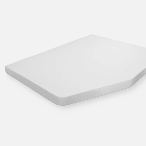 walra Molton Cotton Cover Frans bed rechts Wit 130/160x180/210 cm