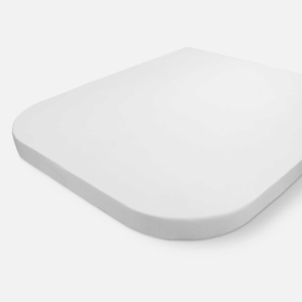 walra Molton Cotton Cover Queensbed Wit 130/160x185/210 cm