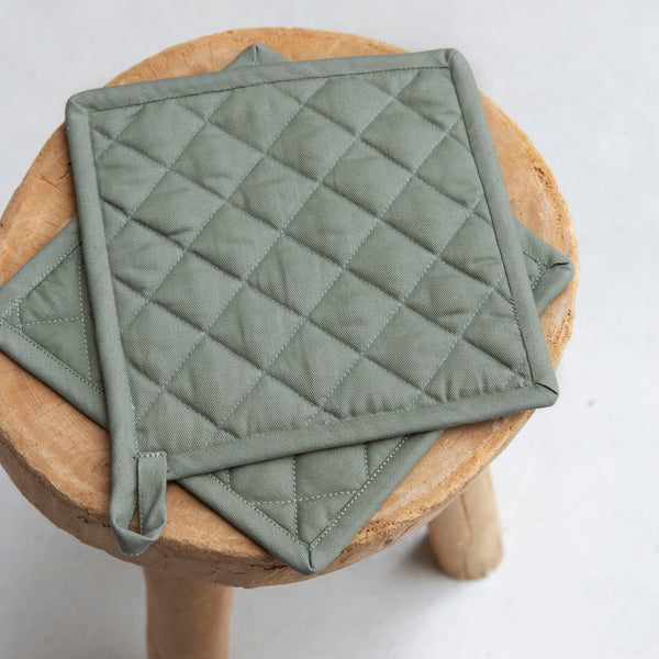 Walra Pannenlappen Cook And Trial Legergroen 20x20 Cm