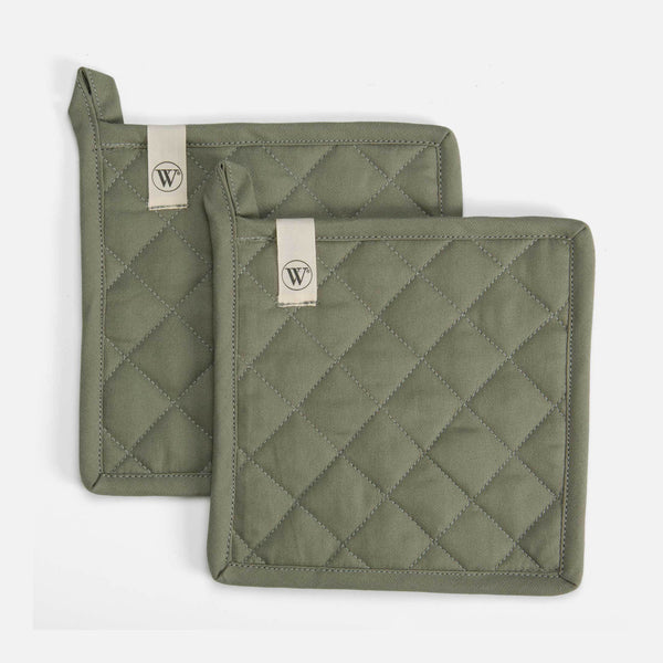 walra Pannenlappen Cook and Trial Legergroen 20x20 cm