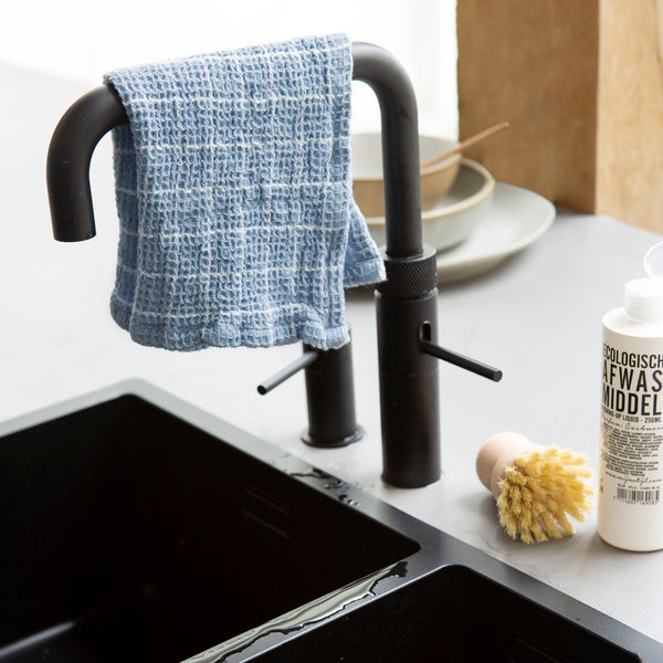 Walra Vaatdoekjes Dry With Cubes Jeans Blauw 30x30 Cm