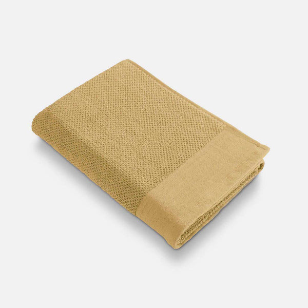 walra Badlaken Soft Cotton Popcorn Geel 70x140 cm