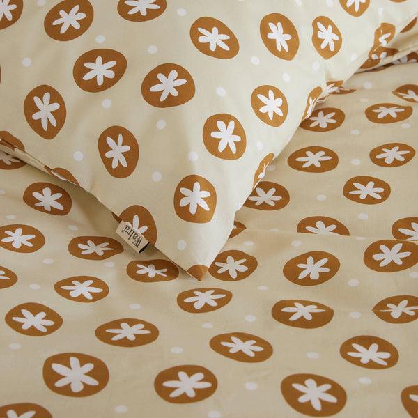 Walra Dekbedovertrek Bubble Stars Beige