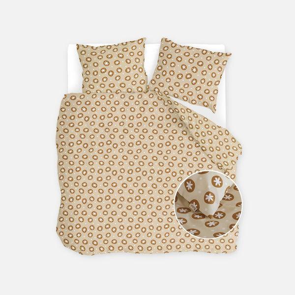 walra Dekbedovertrek Bubble Stars Beige