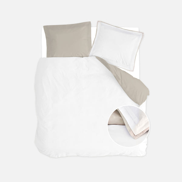walra Dekbedovertrek Classy Tencel Off White / Beige