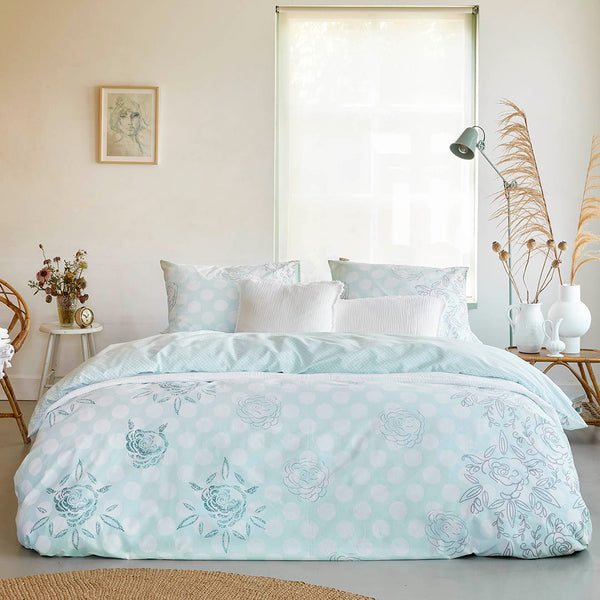 Walra Dekbedovertrek Dreamy Dots Licht Blauw